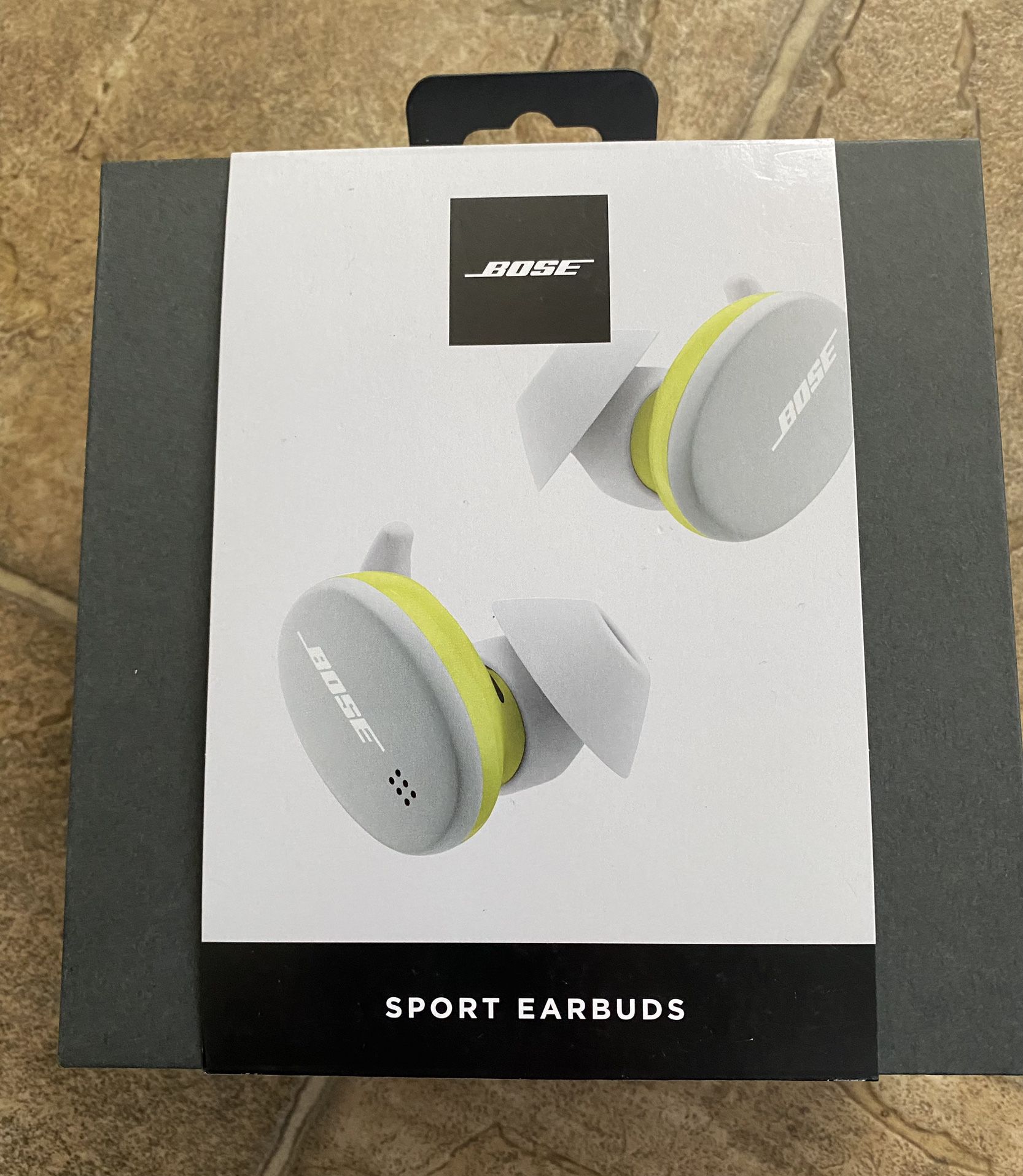 Bose - Sport Earbuds True Wireless In-Ear Headphones - Glacier White. Pick Up Only