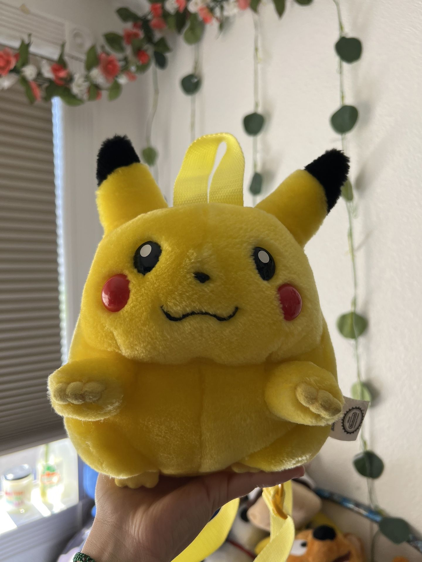 90s Pokémon Fat Pikachu Backpack Plush