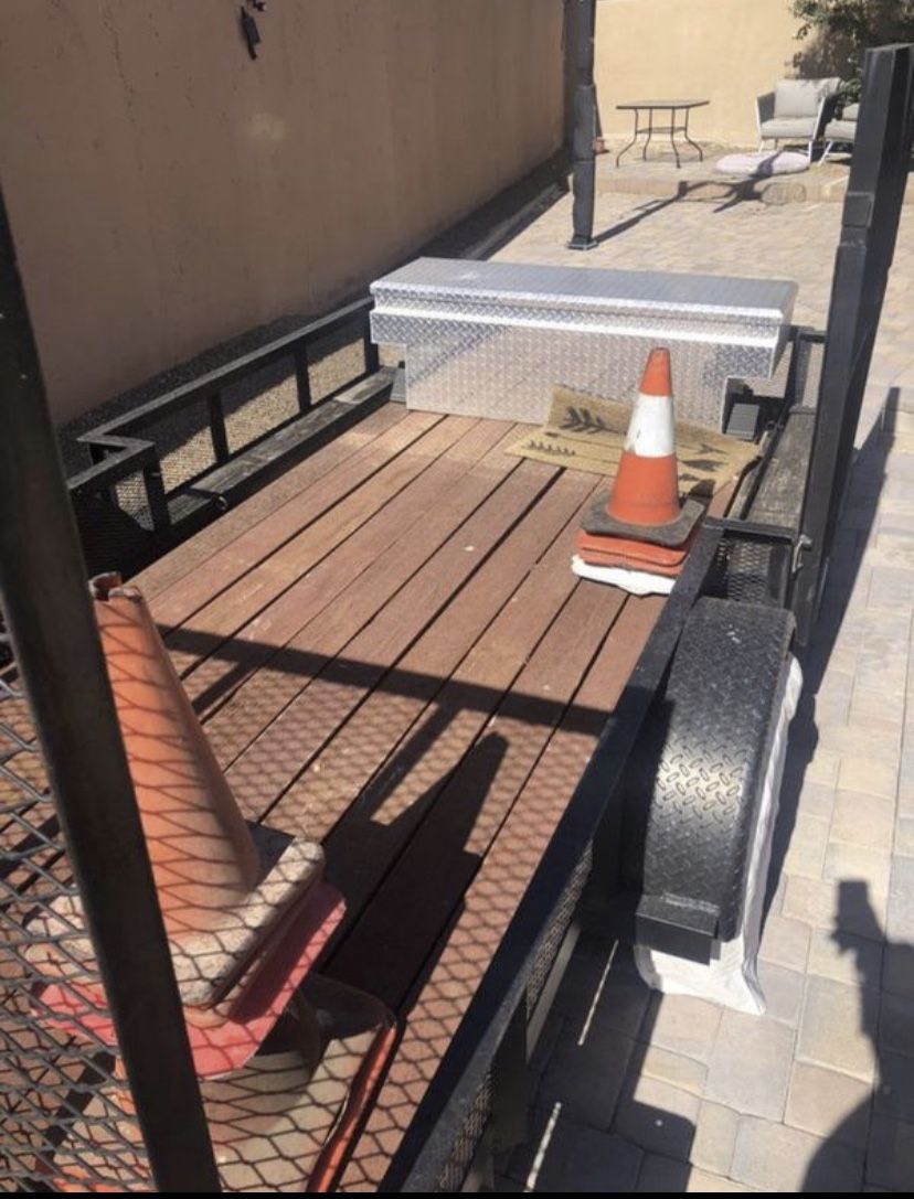 Utility Trailer 12 Foot x 60/77, Double Ramp (new wood)