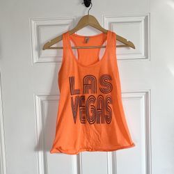 Las Vegas Tank Top Workout Apparel Summer Activewear Size Small