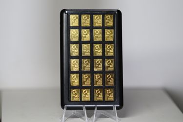 Valcambi 24k gold bars 999 fine gold - 24 grams