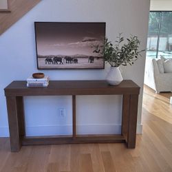 Foyer Table Entry Stand Wood 64Lx16Wx33H