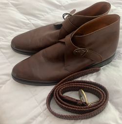 Polo Ralph Lauren handmade leather boots excellent condition