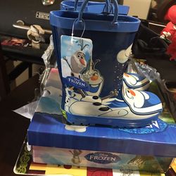 Frozen rain boot for kids size 12 $25 obo