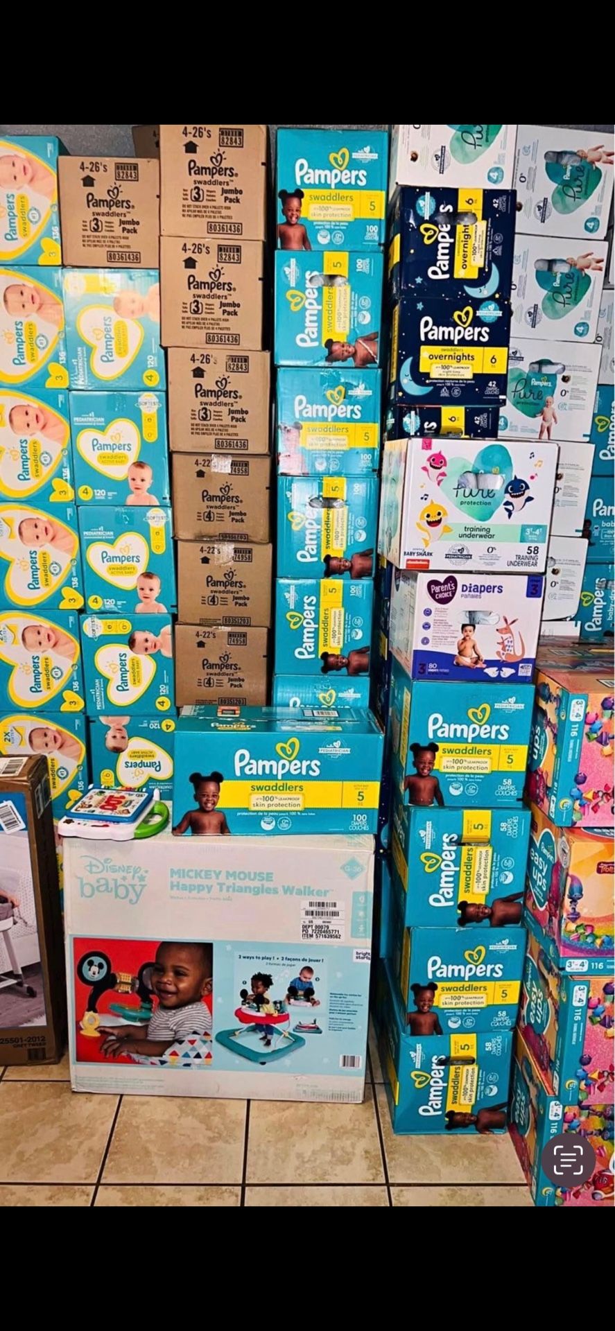 Baby Diapers And Wipes