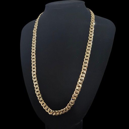18k Gold Cuban Link Chain 9mm