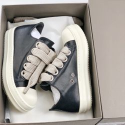 Rick Owens Jumbo Lace Low Sneakers
