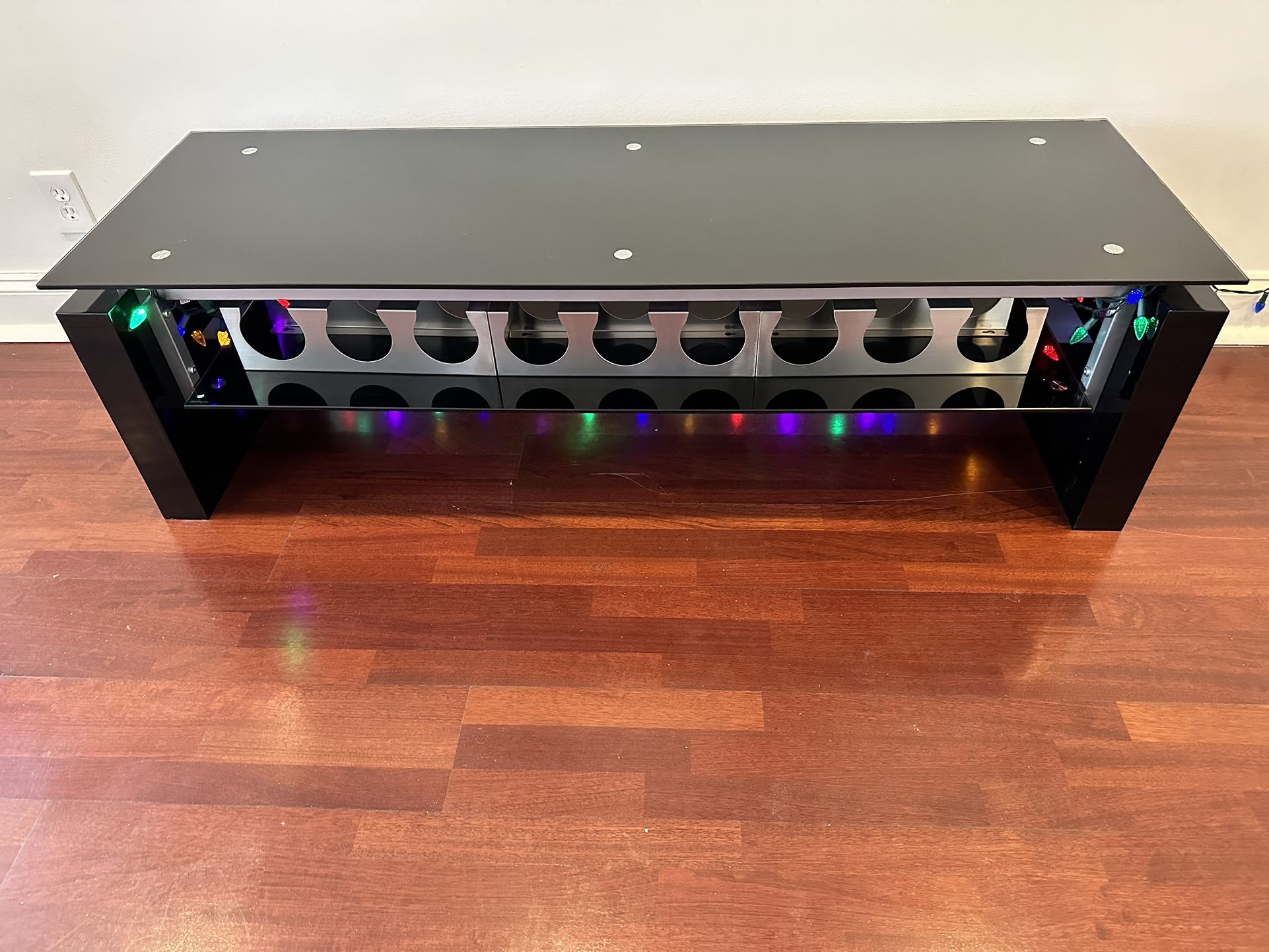Unique TV Stand with Detachable Wine Rack