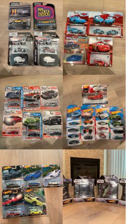 Collection carts, hot wheels, Star Wars,  fast and furious