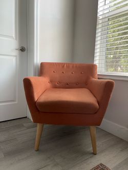 Orange Lounge Chair