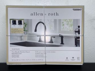 Townley Double Handle Kitchen Faucet (Matte Black)