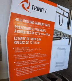 Trinity garment rack NEW sealed