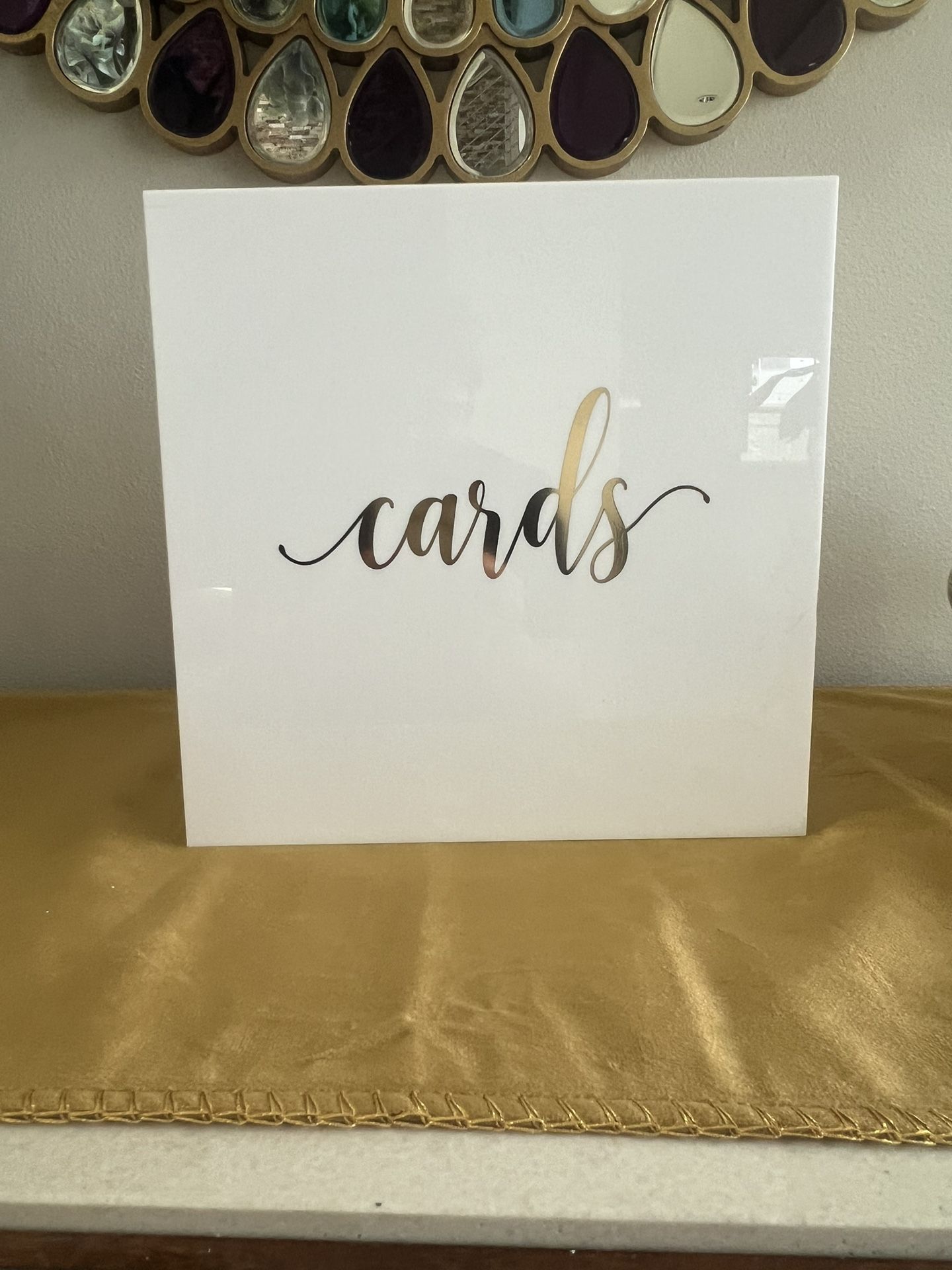 Acrylic Wedding card box