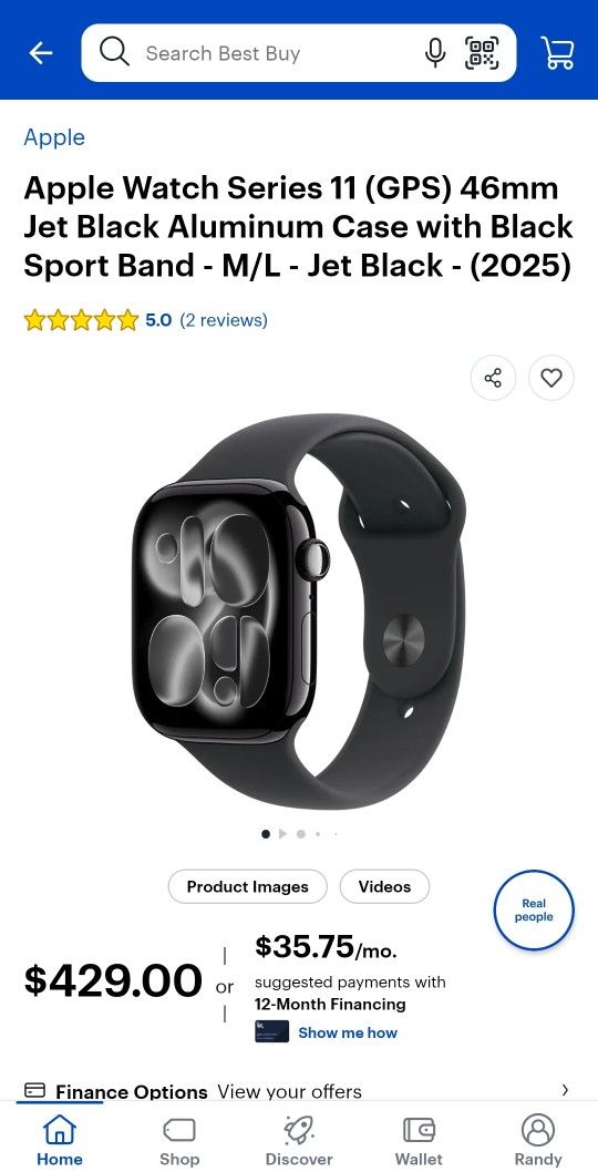 Apple 11 Watch 46mm GPS