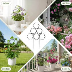 12 Pack Trellis for Climbing Plants Indoor Outdoor 15 Inch Rustproof