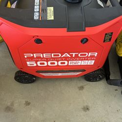 Predator 5000 dual fuel generator