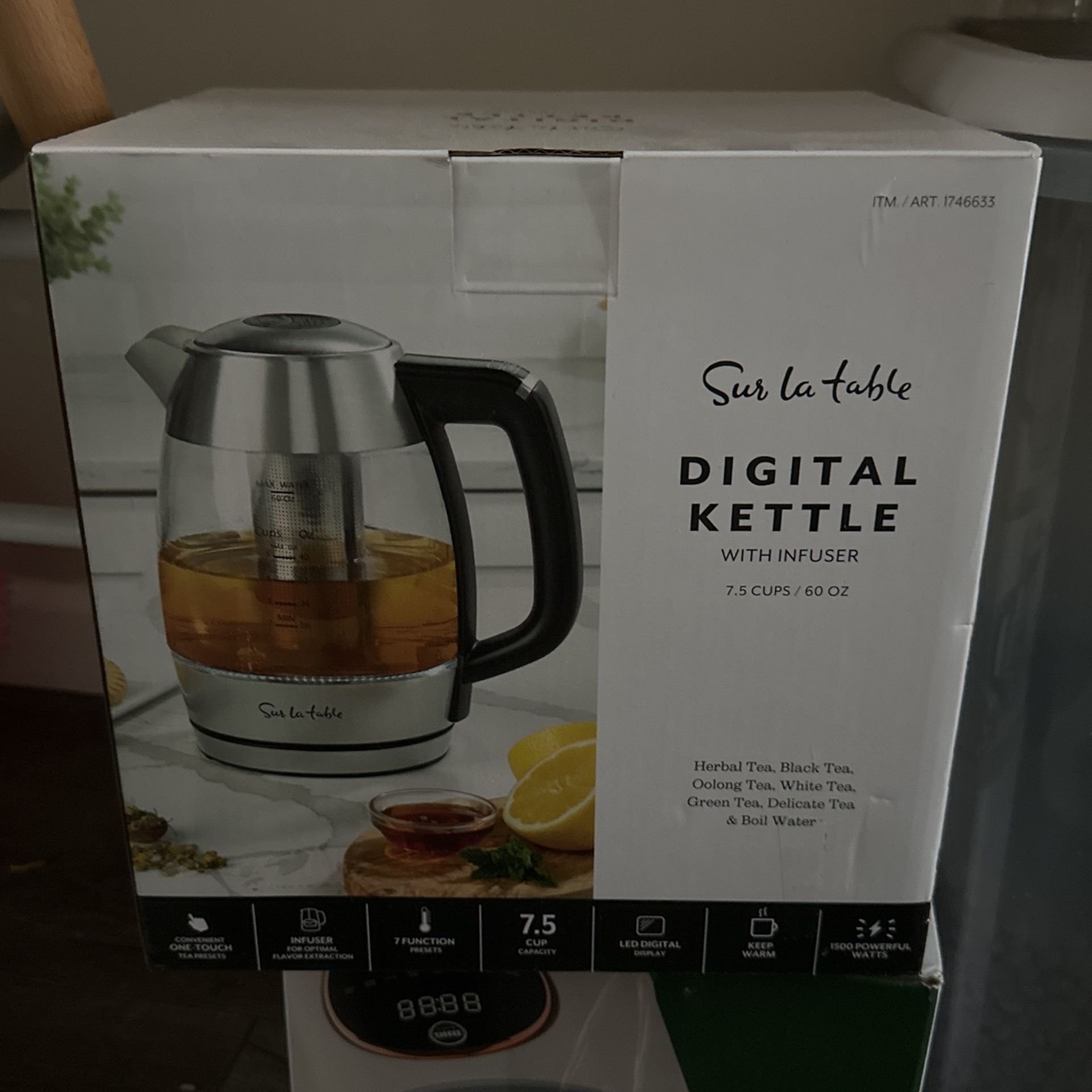 Digital Kettle With Infuser