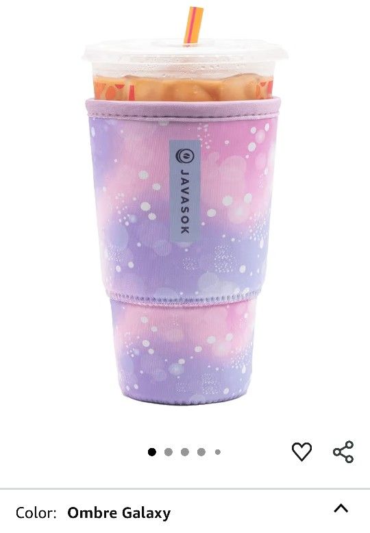 JAVA SOK REUSABLE COLD BEVERAGE SLEEVE SZ Extra Large