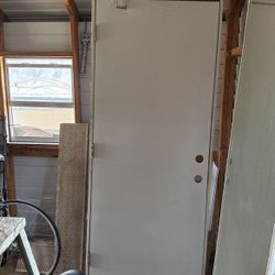 Right Hand Steel Door