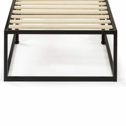 Twin Narrow Metal Platforma Bed Frame And Mattress 