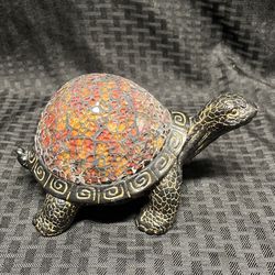 Decorative Mosaic Turtle Figurine
