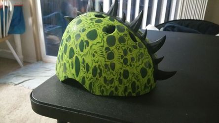 KRASH!!! Skull warp green helmet