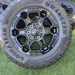 4 New 2026 FORD RANGER BLACK RIMS&TIRES  ALL TERRAIN TIRES 