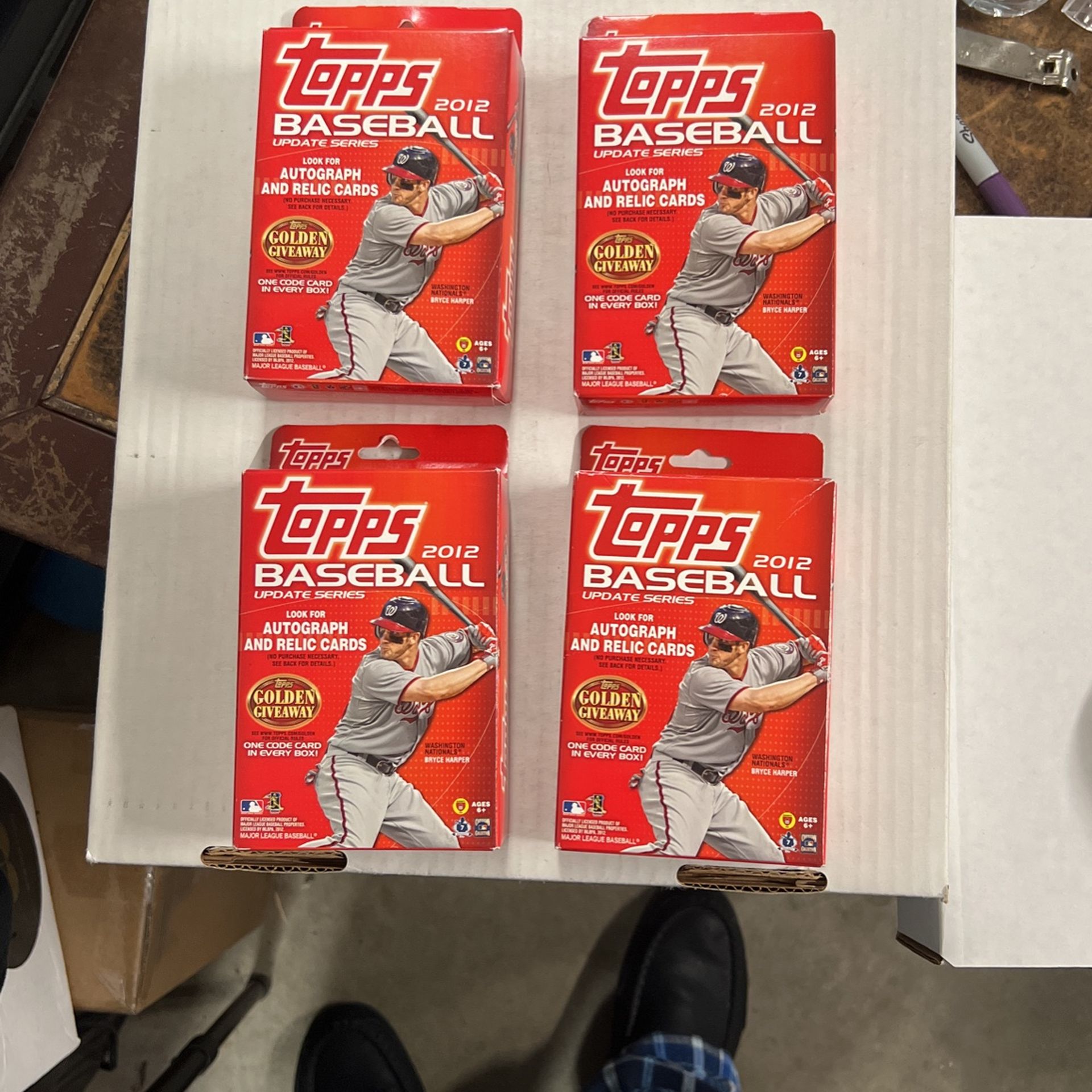 2012 TOPPS Update Baseball Hanger Box