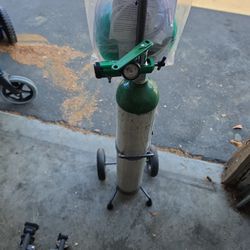 Medical E (or M24) Aluminum Oxygen Cylinder Never Used