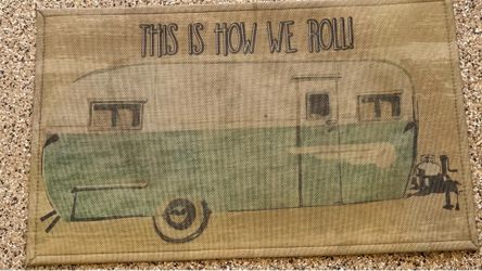 Rv door mat