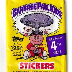 GARBAGE PAIL KIDS SERIES 4 | TRADING CARD WAX PACK | TOPPS 1986 | NEW, SEALED