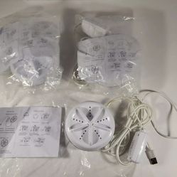 LOT OF 3 TRAVEL MINI PORTABLE WASHING MACHINE ULTRASONIC TURBINE USB