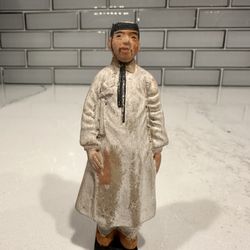 Antique Japanese Clay Doll 4”