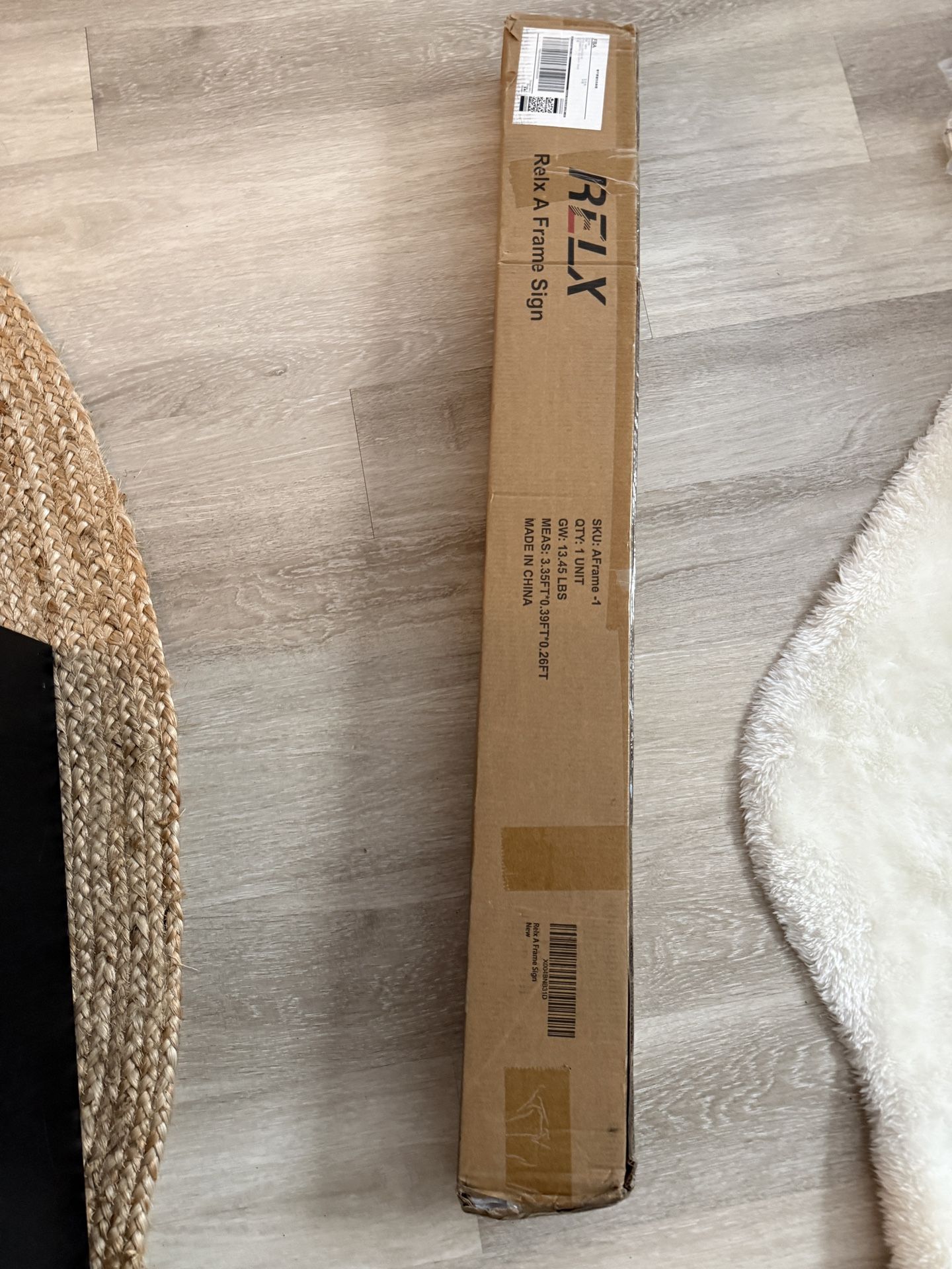 24x36” Heavy-Duty Double-Sided A-Frame Sign Holder – Brand New, Sealed