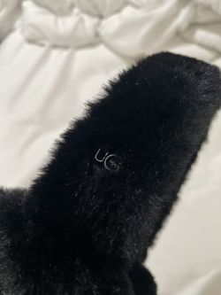 UGG Black Faux Fur Earmuffs