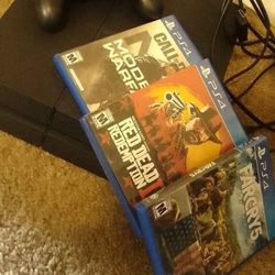 Ps4 With Games For 75$ And JBL Headset For 20$ 