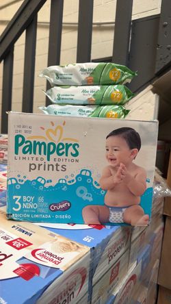 Pampers Cruisers Limited Edition Prints Size 3 Diapers