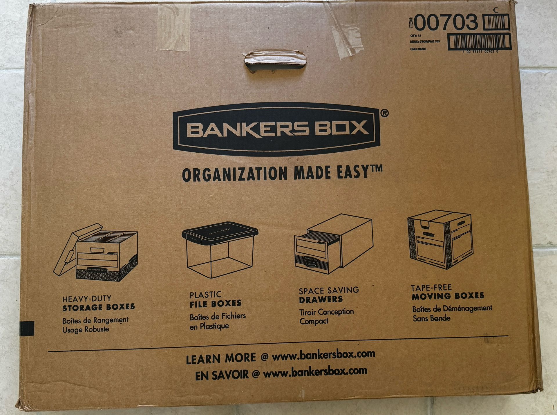 Bankers Box File Storage 00703