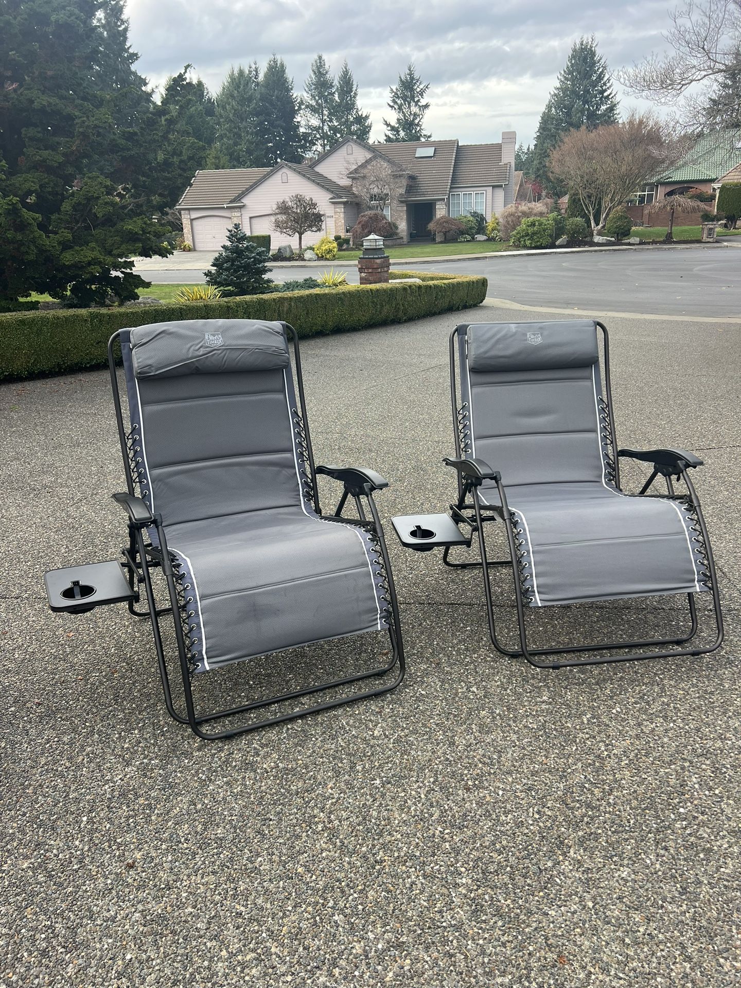 Timber Ridge Zero Gravity Chair Oversized Recliner Set Of 2