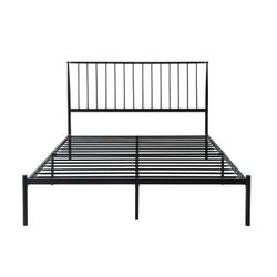 Brand new black metal queen platform bedframe (62.5 x 87 x 46.5H)