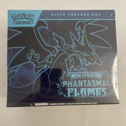 Pokémon Mega Evolution Phantasmal Flames Elite Trainer Box ETB Sealed
