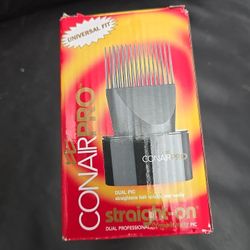 Conair Pro Universal Fit Straight On Dual Straightening Pic (Hair Salon) 