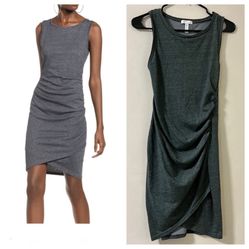 NWOT Ruched Body-con Tank Dress XS - Leith