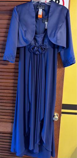 Alex Evenings Purple dress, size 12