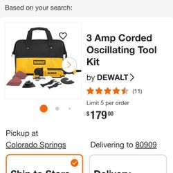 Dewalt Corded Multitool 