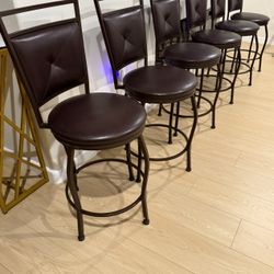 24” Bar Stools Set Of 6