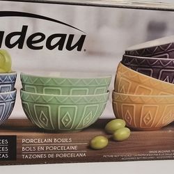 Trudeau Porcelain Bowls