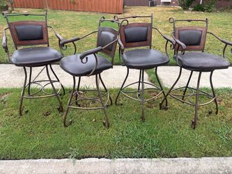 Prescott Roll Arm Barstool Chairs- 35$ each chair