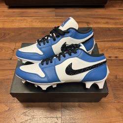 New Jordan 1 Low football cleats 11M