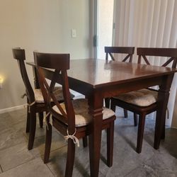 Table And 4 Chairs